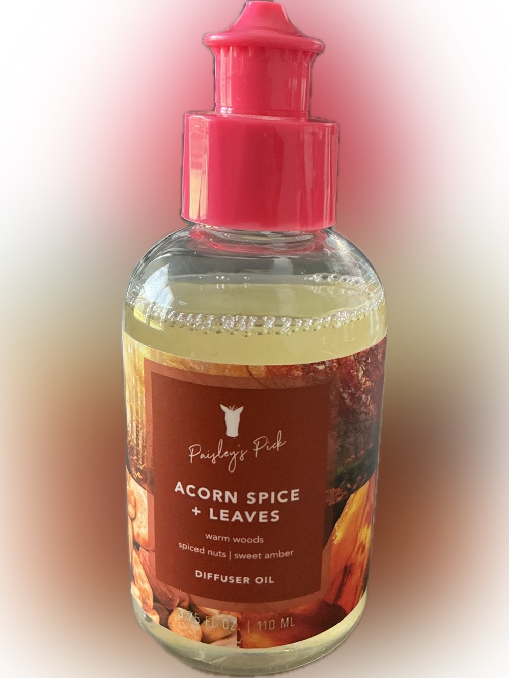 Acorn Spice + Leaves Pink Zebra Diffuser Oil